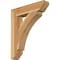 Ekena Millwork Thorton Slat Rough Sawn Bracket, Western Red Cedar, 4"W x 20"D x 24"H BKT04X20X24THR06RWR - alternate 1